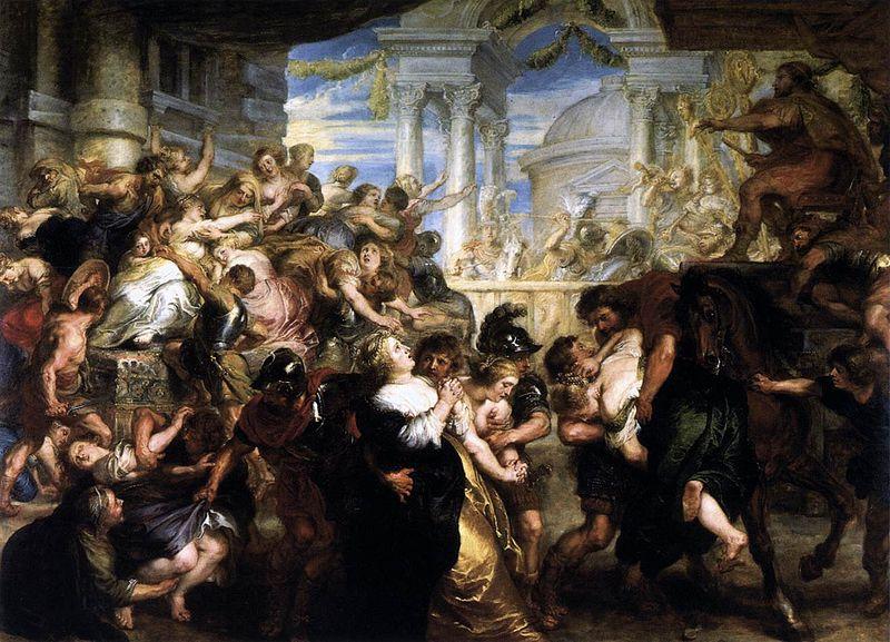 Peter Paul Rubens The Rape of the Sabine Women Sweden oil painting art